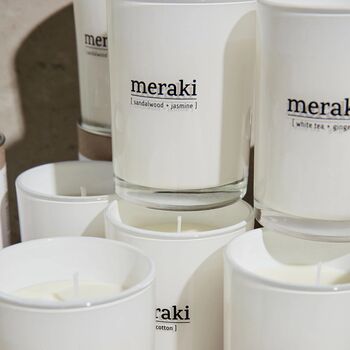 Meraki Sandalwood And Jasmine Scented Candle, 5 of 8