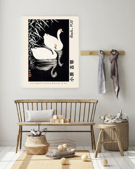 Japanese Swan Museum Art Print, 2 of 3