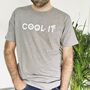 Cool It Climate Change Men's Organic T Shirt, thumbnail 2 of 7