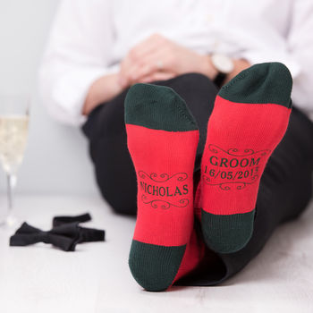 Personalised Luxury Wedding Party Socks, 2 of 6