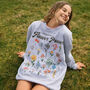 Flower Power Women's Flower Guide Sweatshirt, thumbnail 1 of 5