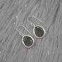 Moss Agate Sterling Silver Earrings, thumbnail 5 of 8