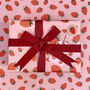 Luxury Strawberry Wrapping Paper/Gift Wrap, thumbnail 1 of 7