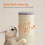 Cat Scratching Post With Spring Pompom And Sisal Pole, thumbnail 3 of 10