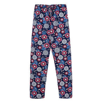Women's Pyjamas In Margo Floral Crisp Cotton, 4 of 4