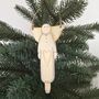 Angel Hanging Christmas Tree Decoration, thumbnail 2 of 4