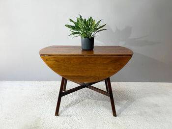 Ercol 1950’s Mid Century Old Colonial Drop Leaf Table, 7 of 8