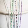 Apatite Gemstone Beaded Necklace, thumbnail 6 of 7