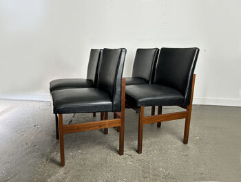 Four Mid Century 1960s Dining Chairs By Vanson, 4 of 12