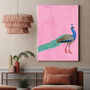 Custom Personalised Peacock Wearing Heels Art Print, thumbnail 1 of 7