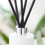 Matt White Diffuser Bottle And Reed Set, thumbnail 6 of 9