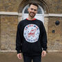 Christmas Rock And Roll Men's Christmas Jumper, thumbnail 3 of 4