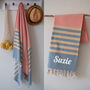 Personalised Beach And Bath Towel, Birthday Gift, thumbnail 6 of 12