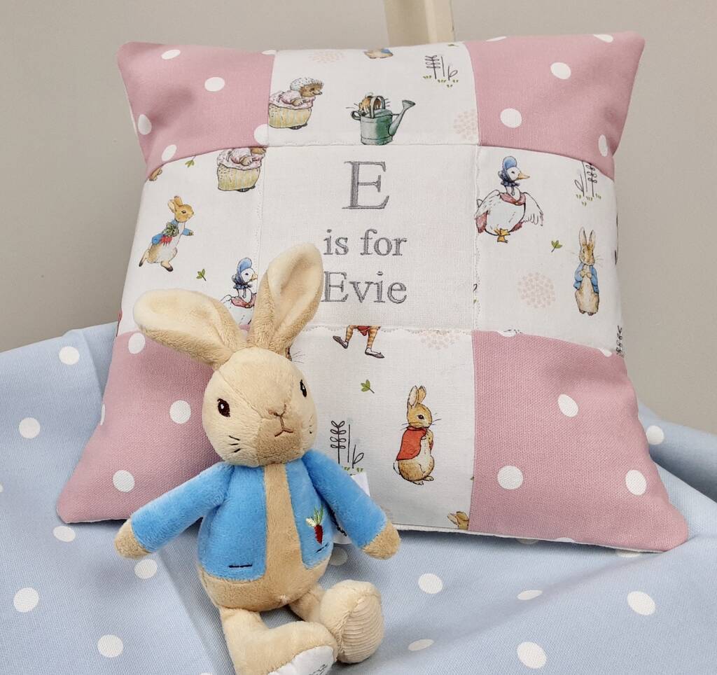 Peter Rabbit© Alphabet Cushion, 1 of 9