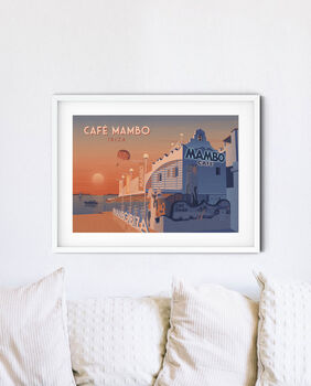 Cafe Mambo Nightclub Ibiza Travel Poster Art Print, 3 of 8