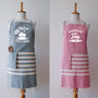 Personalised Cotton Apron And Tea Towel, Birthday Gift, thumbnail 7 of 12