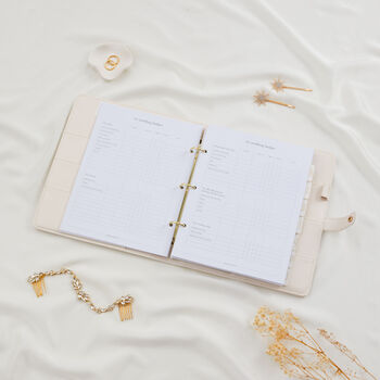Wedding Planner Binder Champagne, 7 of 12