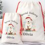Personalised Polar Bear Christmas Sack, thumbnail 2 of 2