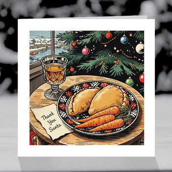 Pasty For Santa, A Cornish Christmas Card, 2 of 7