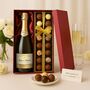 Personalised Champagne And Truffles Gift Set With Any Name And Message, thumbnail 2 of 5