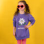 Children's Personalised Birth Flower Sweatshirt, thumbnail 3 of 6