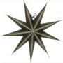 Handmade Green Nine Point Paper Star, thumbnail 3 of 3
