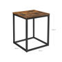 Square Side Table Study End Table, thumbnail 5 of 5