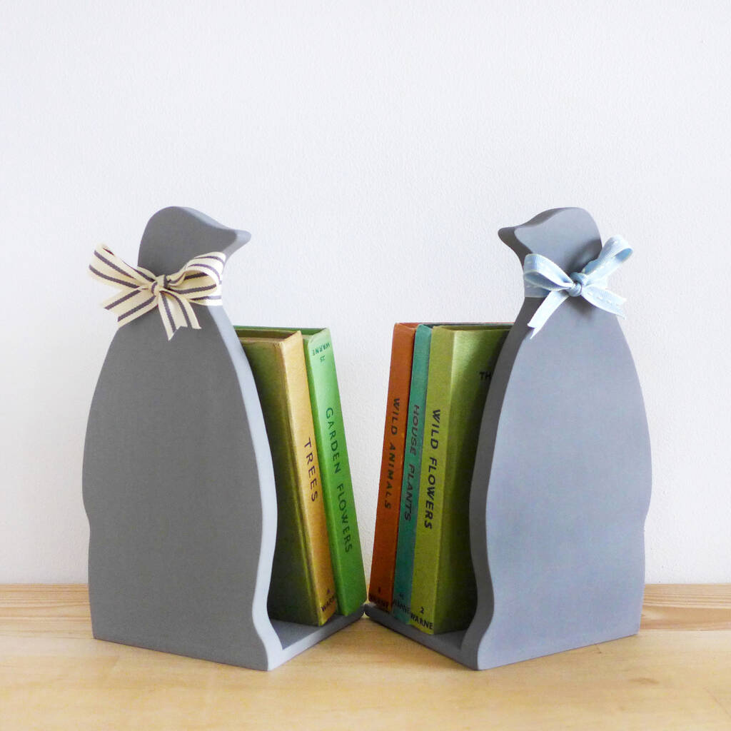 Pair Of Little Penguin Bookends, 1 of 4