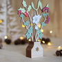Personalised Christmas Flowers In Its Own Wooden Pot, thumbnail 2 of 5