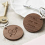 Personalised Carved Heart Keyring, thumbnail 8 of 8