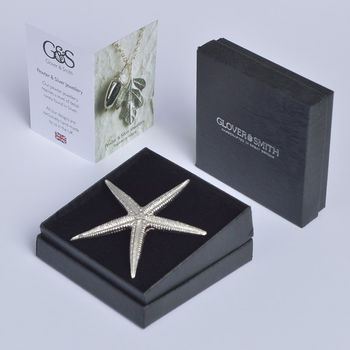 Starfish Pewter Brooch Gifts For Her, 3 of 6