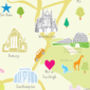 Personalised Hampshire Map: Add Favourite Places, thumbnail 3 of 4