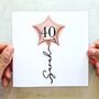 Personalised Balloon 40th Birthday Card For Her, thumbnail 1 of 3