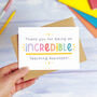 Incredible Teaching Assistant Card, thumbnail 1 of 10