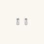 Bold Huggie Hoops Silver, thumbnail 1 of 4