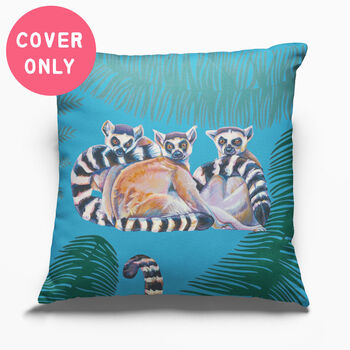 Lemur Animals Cushion Cover, 2 of 4