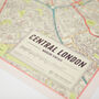 Vintage Map Of London Poster, thumbnail 3 of 9