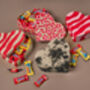 Heart Shaped Tin In Swedish Design Filled With Swedish Chocolate Tack, thumbnail 2 of 10