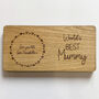 Personalised Wooden Coaster Tray Perfect Gift Worlds Best Mummy, thumbnail 4 of 5