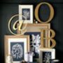 Gold Metal Letters Personalised Signs House Decorations, thumbnail 1 of 11