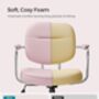 Desk Chair Ergonomic Synthetic Leather Office Chair, thumbnail 8 of 12