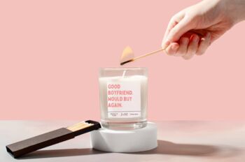 Good Boyfriend Funny Candle Gift For Him, 3 of 6