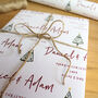 Personalised Nordic Couples, Christmas Wrapping Paper, thumbnail 3 of 6