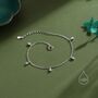 Cz Droplet Bracelet In Sterling Or Gold, thumbnail 7 of 12