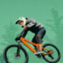 Personalised Mountain Bike Jump Print, thumbnail 4 of 7
