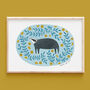 Spring Hare A4 Illustrated Art Print, thumbnail 3 of 4