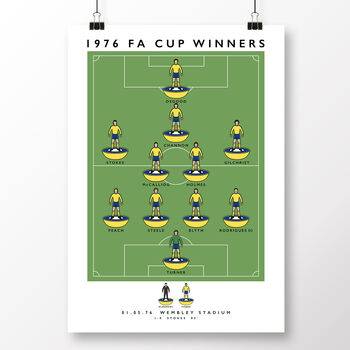 Southampton 1976 Fa Cup Poster, 2 of 8