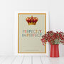Perfectly Imperfect Typography Art Print, thumbnail 1 of 5