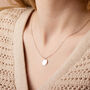 Footprint Sterling Silver Necklace, thumbnail 5 of 8