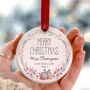 Personalised Teacher Christmas Bauble Thank You Gift, thumbnail 1 of 10